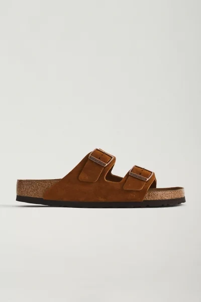 Shop Birkenstock Arizona Soft Footbed Sandal In Light Brown At Urban Outfitters
