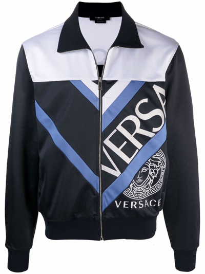 Shop Versace Sweatshirt In Blu