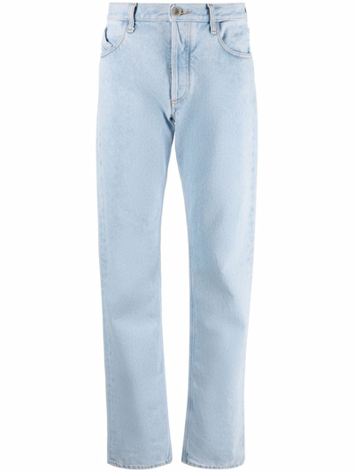 Shop Attico Boyfriend Jeans In Blu