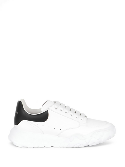 Shop Alexander Mcqueen `court` Sneakers In White