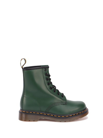 Shop Dr. Martens' `1460` Smooth Boots In Verde
