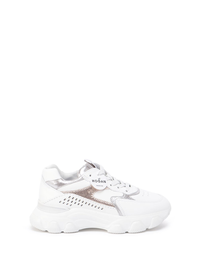Shop Hogan `hyperactive` Sneakers In Bianco