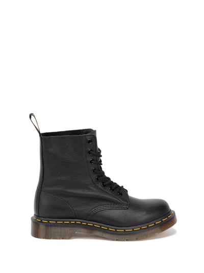 Shop Dr. Martens' `1460 Pascal` Leather Boots In Black  