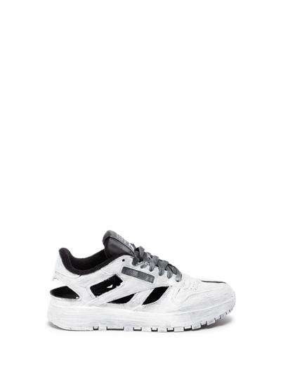 Shop Maison Margiela `reebok Tier 2` Low Top Sneaker In Bianco
