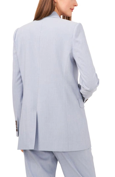 1.state Single Button Relaxed Blazer In Porcelain Blue