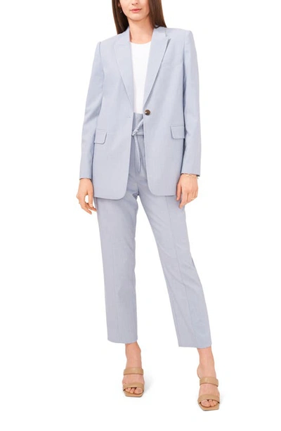 1.state Single Button Relaxed Blazer In Porcelain Blue