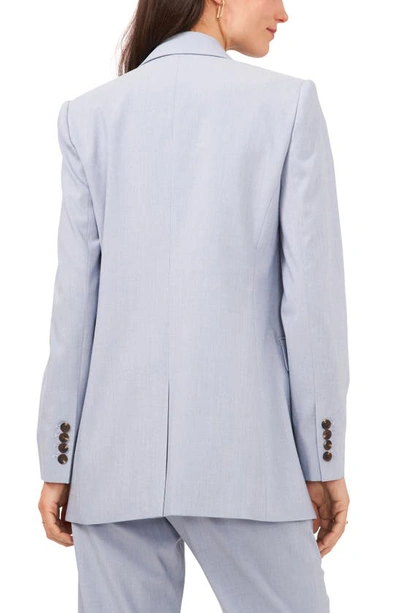 1.state Single Button Relaxed Blazer In Porcelain Blue