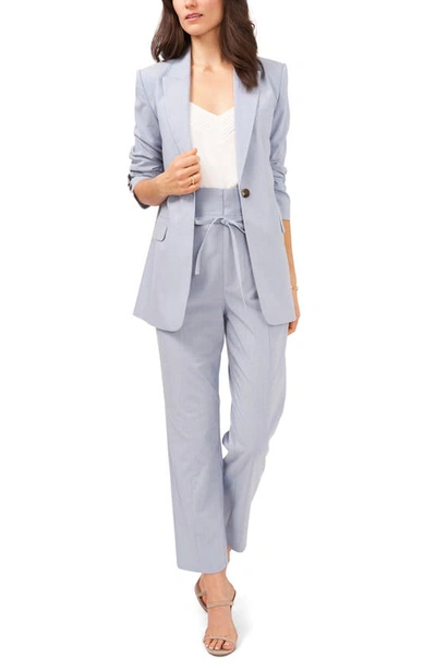 1.state Single Button Relaxed Blazer In Porcelain Blue