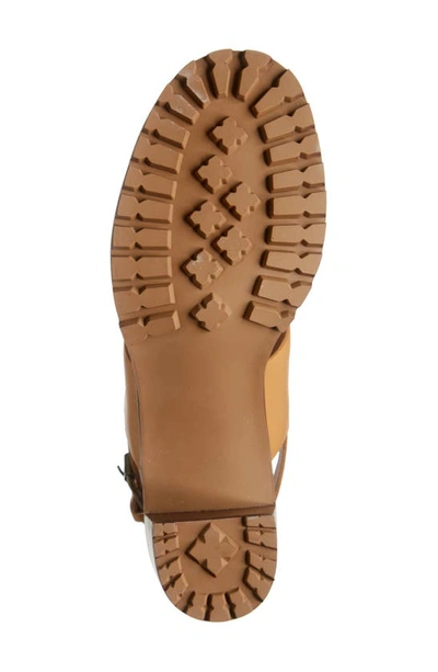 Shop Madewell The Kiera Lugsole Sandal In Desert Camel