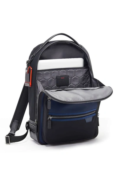 Shop Tumi Bradner Nylon Tricot Laptop Backpack In Midnight Navy