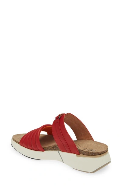 Shop Naot Vesta Sandal In Kiss Red Leather