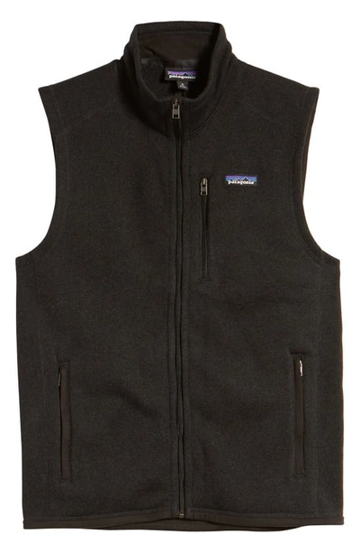 Shop Patagonia Better Sweater® Zip Vest In Black