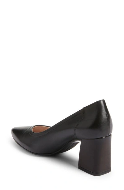 Shop Paul Green Kami Pointed Toe Pump In Black Leather