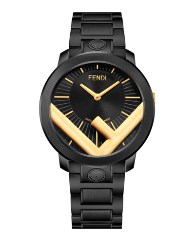 Shop Fendi Run Away Watch In Black