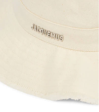 Shop Jacquemus Le Bob Artichaut Bucket Hat In Off-white