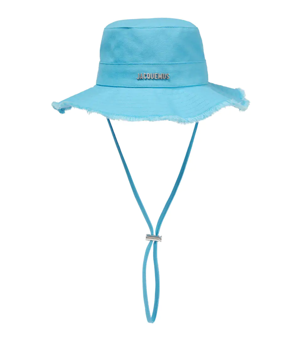 jacquemus blue bucket hat