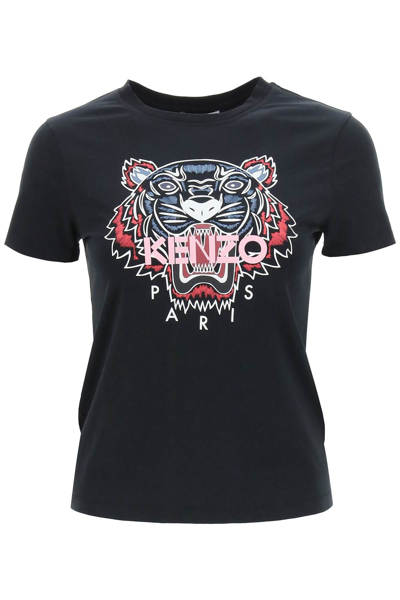 Shop Kenzo Tiger Print T-shirt In Mixed Colours