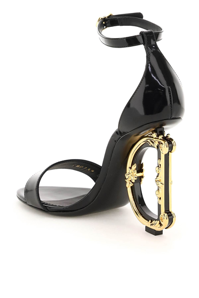 Shop Dolce & Gabbana Dg Barocco Keira Sandals In Black