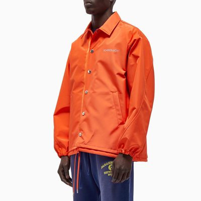 Shop Khrisjoy Coach Jacket Dsm052 Nyny In Orange