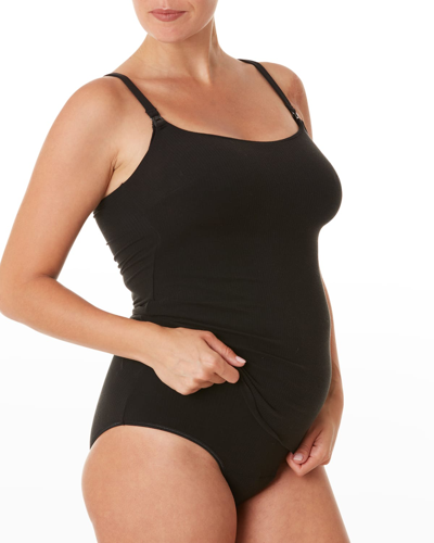 Shop Cache Coeur Maternity Bodyguard Absorbent Camisole In Black