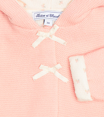 Tartine Et Chocolat Baby Cotton Jacket In Pivoine