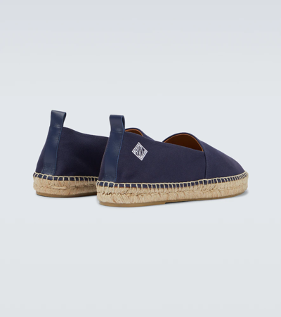 Shop Ralph Lauren Purple Label Bowsworth Espadrilles In Classic Chairman Navy