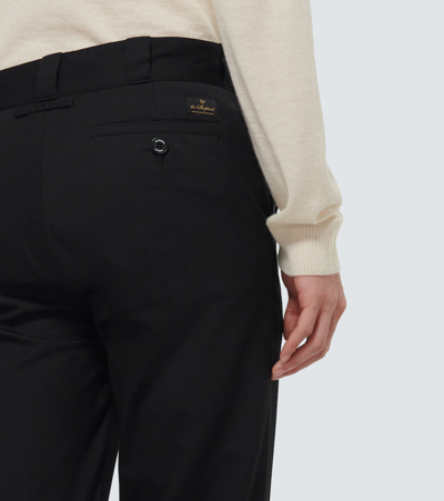 Shop Undercover Cotton-blend Slim Pants In Black