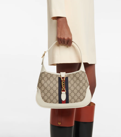 Gucci Jackie 1961 Small Shoulder Bag In B.eb/m.white/brb