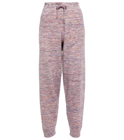 Shop Isabel Marant Étoile Kira Space-dyed Sweatpants In Multi