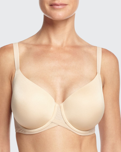 Shop Wacoal Ultra Side Smoother Contour Underwire Bra In Sand