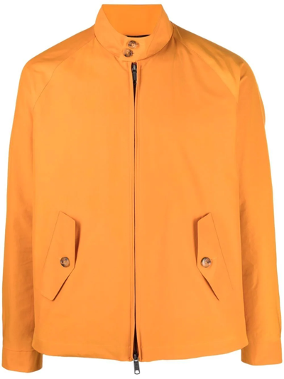 Shop Baracuta G4 Zipped Jacket In Orange