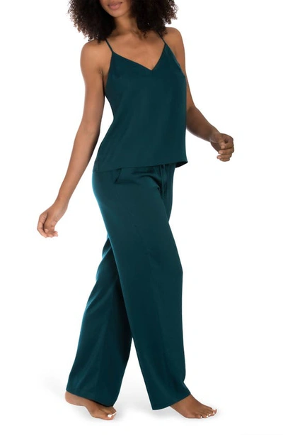 Shop Midnight Bakery Astrid Cami Pajamas In Teal