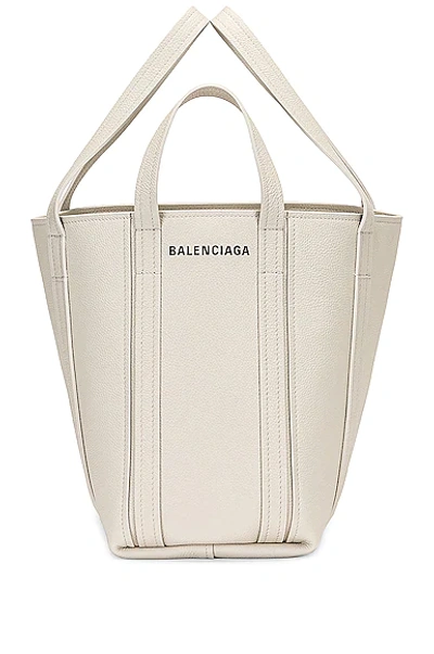 Balenciaga Small North South Everyday Shoulder Tote Bag In Chalky White &  Black | ModeSens
