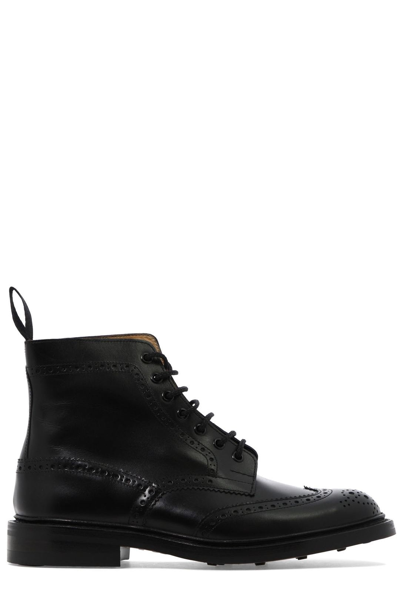 Shop Tricker's Stow Country Boots In Black