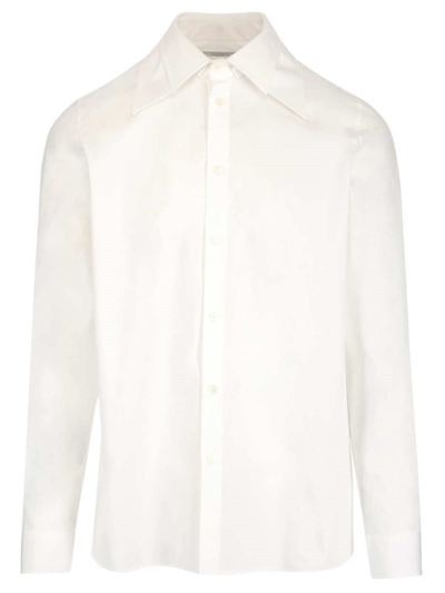 Shop Valentino Buttoned Long In White