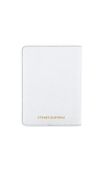 Shop Stoney Clover Lane Textured Passport Case In White