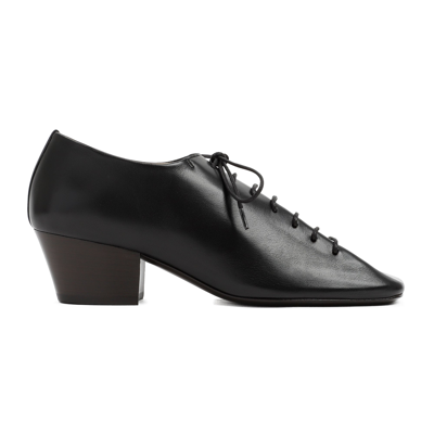 Shop Lemaire Heeled Derbies Shoes In Black