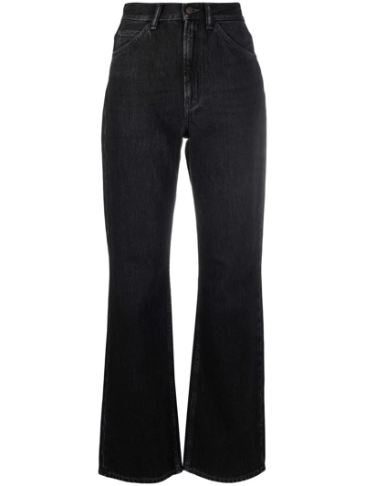 Shop Acne Studios 1977 Regular-fit Jeans In Black