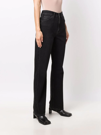 Shop Acne Studios 1977 Regular-fit Jeans In Black