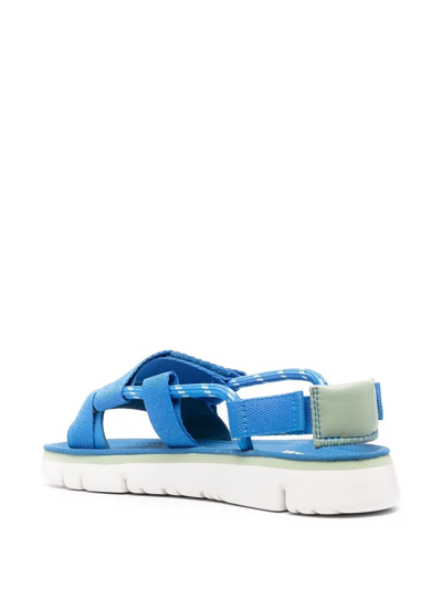 Camper Oruga Slingback Sandals In Blue