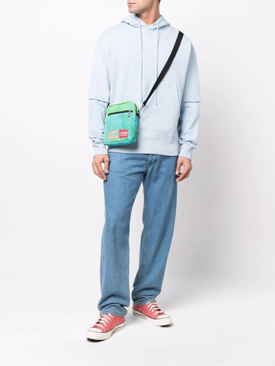 Camper Logo-patch Drawstring Hoodie In Blue