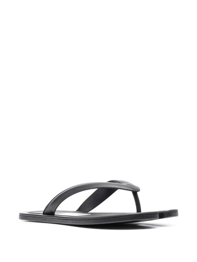 Maison Margiela Split-toe Rubber Flip Flops In Black