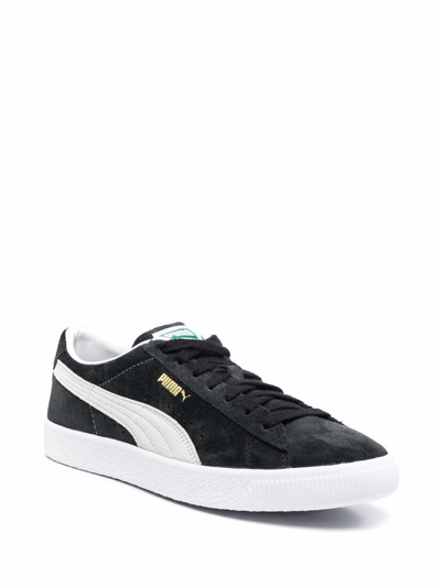 Shop Puma Suede Vtg Low-top Sneakers In Black