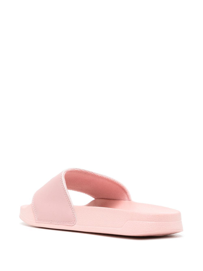 Adidas Originals Adilette Lite Trefoil-logo Slides In Pink