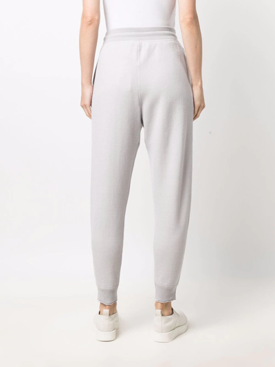 Shop Agnona Hose Drawstring-waist Track Pants In Grey