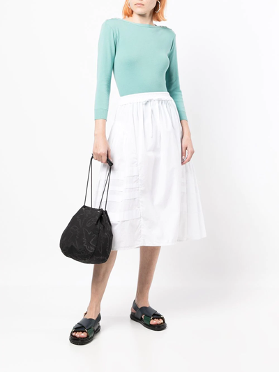 Agnès B. Long-sleeve Jersey Top In Green