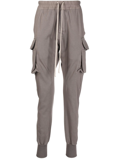 Shop Rick Owens Drkshdw Fogachine Cargo Track Pants In Brown