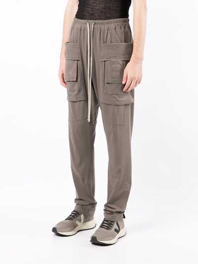 Shop Rick Owens Drkshdw Pocket-detail Track Pants In Brown