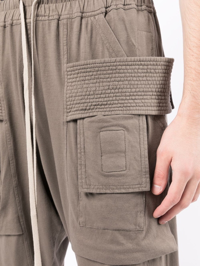 Shop Rick Owens Drkshdw Pocket-detail Track Pants In Brown