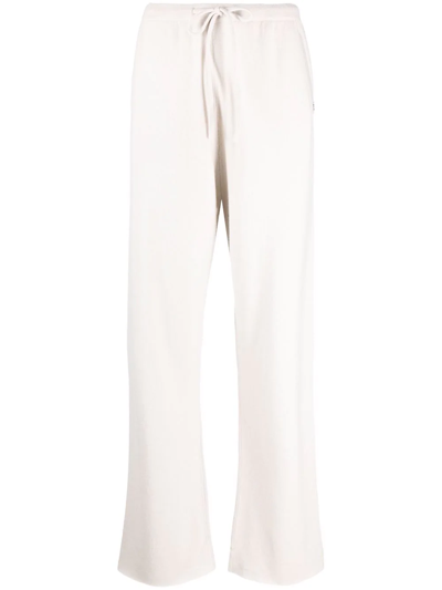 Shop Extreme Cashmere Drawstring Cashmere Trousers In Neutrals